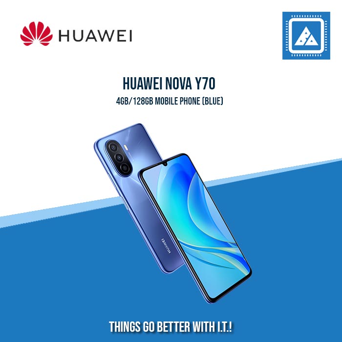 HUAWEI NOVA Y70 4GB128GB MOBILE PHONE (BLUE) HUAWEI NOVA Y70 4GB128GB MOBILE PHONE (BLUE)